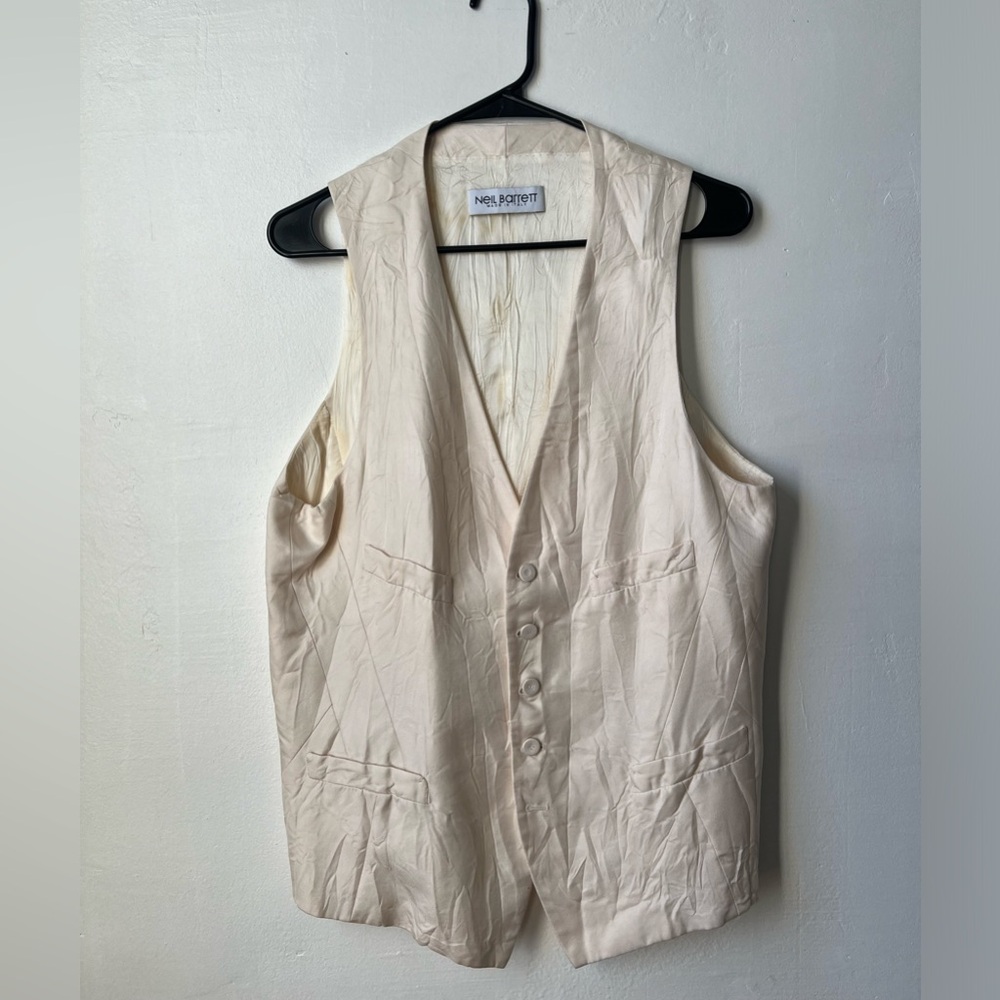 Neil Barrett Cream Vest